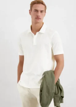 Poloshirt Slub-Jersey regular aus weicher Bio-Baumwolle