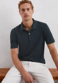 Poloshirt Slub-Jersey regular aus weicher Bio-Baumwolle