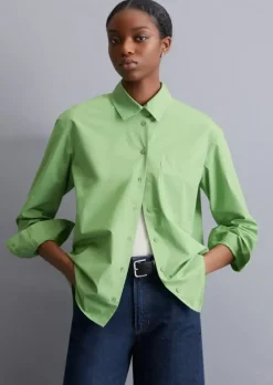 Popeline-Bluse relaxed aus softem Organic Cotton