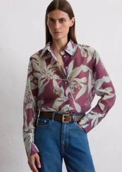 Print-Bluse regular mit TENCEL™ Lyocell
