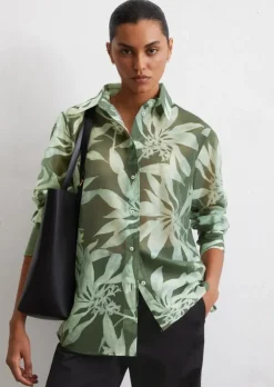 Print-Bluse regular mit TENCEL™ Lyocell