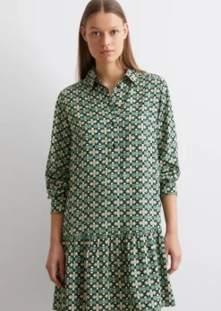 Print-Kleid loose aus LENZING™ ECOVERO™