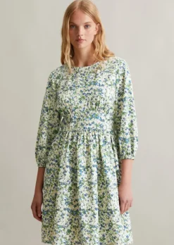 Print-Kleid regular aus LENZING™ ECOVERO™-Mix