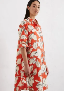 Print-Kleid relaxed mit TENCEL™ Lyocell