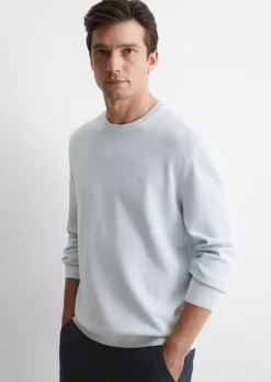 Pullover regular aus Bio-Baumwoll-Piqué