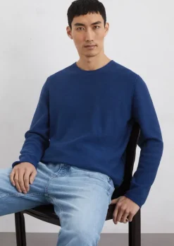 Pullover regular aus Bio-Baumwoll-Leinen-Mix