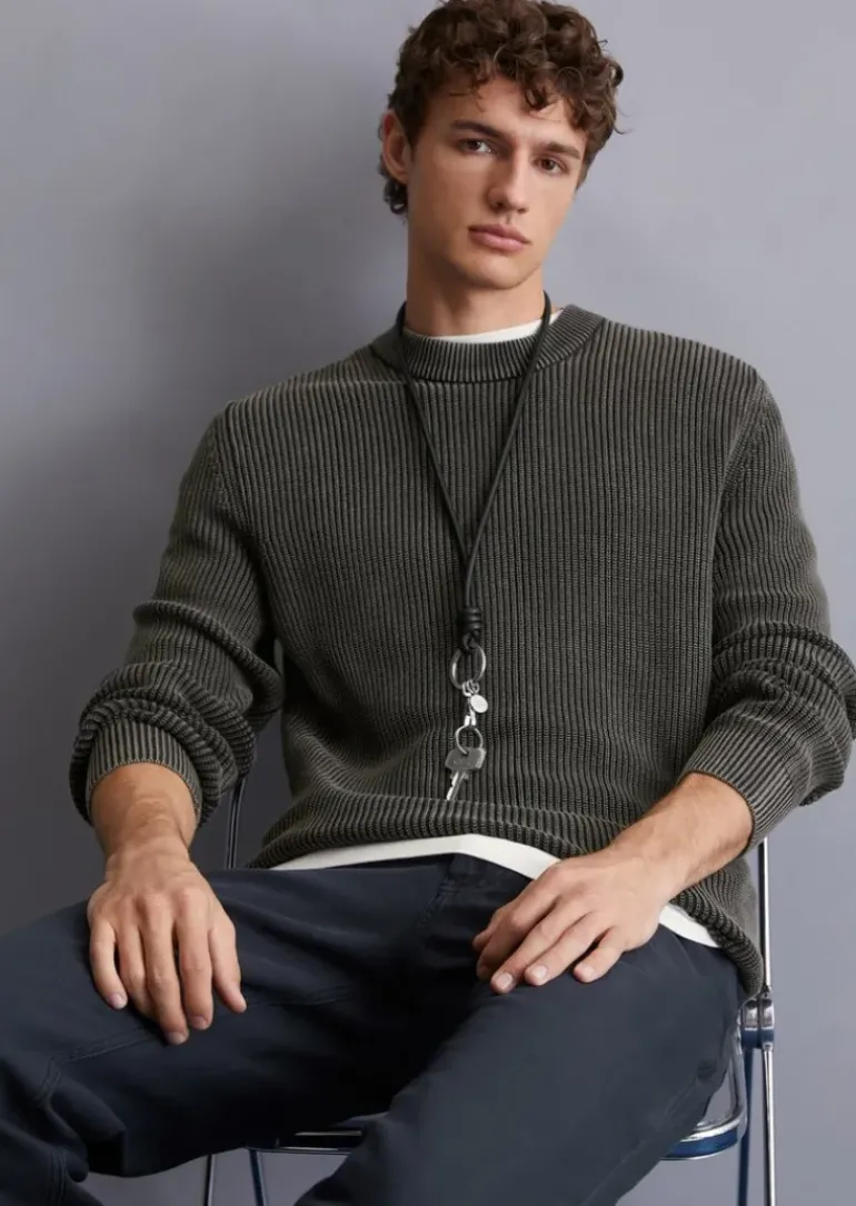 Pullover regular aus reiner Bio-Baumwolle