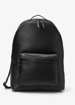 Rucksack medium aus einer Lederalternative aus recyceltem Polyester