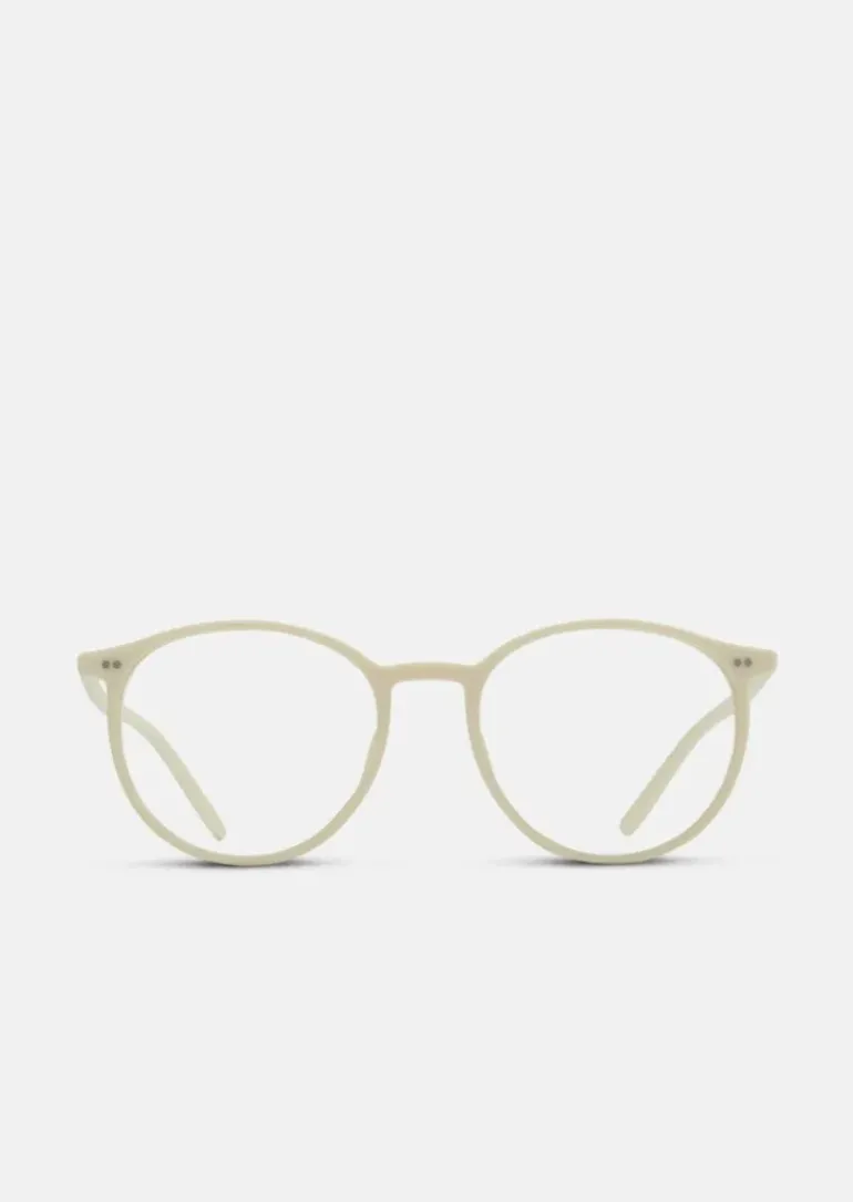Runde Unisex-Panto-Brille aus hochwertigem Acetat