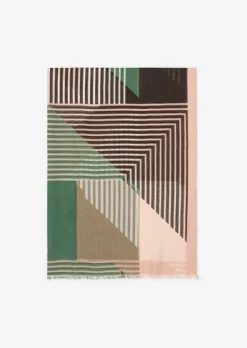 Schal mit Allover-Print mit TENCEL™ Lyocell