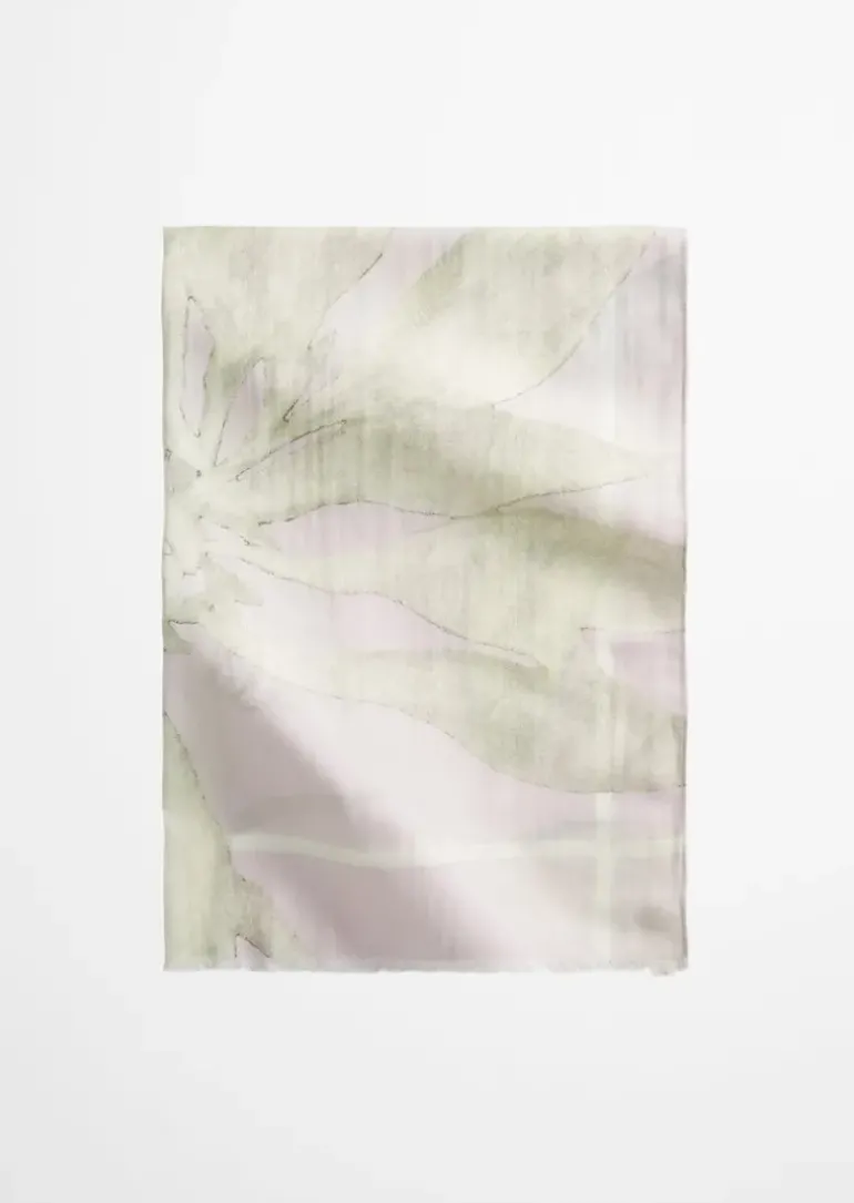 Schal mit Allover-Print mit TENCEL™ Lyocell