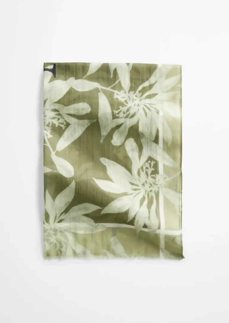 Schal mit Allover-Print mit TENCEL™ Lyocell
