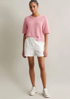 Schlupf-Shorts relaxed aus Baumwolle-Leinen-Mix