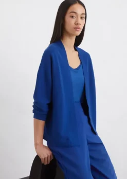 Seamless Cardigan loose aus softer Bio-Baumwolle