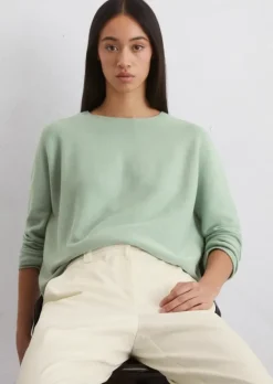 Seamless-Pullover oversized aus softer Bio-Baumwolle
