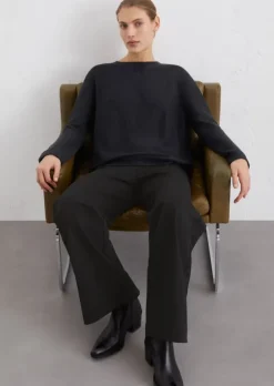 Seamless-Pullover oversized aus softer Bio-Baumwolle