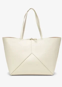 Shopper large aus einer Lederalternative aus recyceltem Polyester