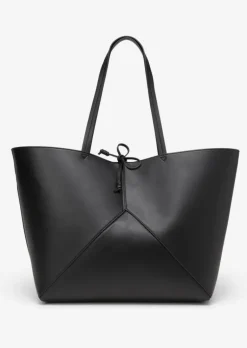 Shopper large aus einer Lederalternative aus recyceltem Polyester