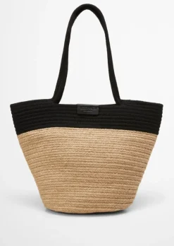 Shopper large aus Jute-Baumwoll-Mix