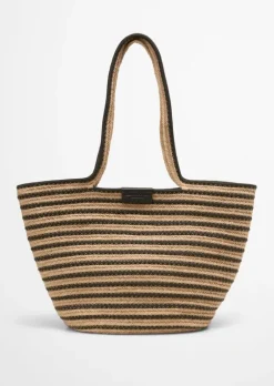 Shopper large aus Jute-Baumwoll-Mix