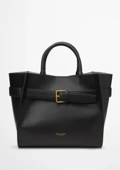 Shopper medium aus edlem Rindleder