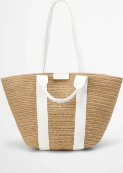 Shopper medium aus geflochtener Jute