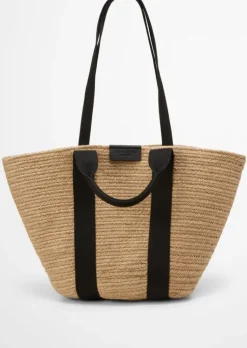 Shopper medium aus geflochtener Jute