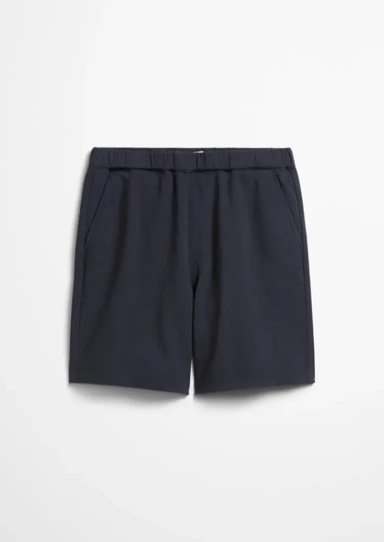Shorts regular fein strukturiert aus Bio-Baumwolle