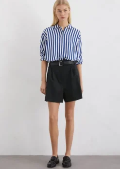Shorts tailored aus Polyester-Schurwolle-Mix