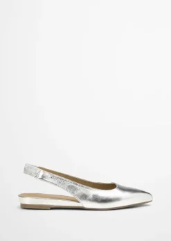 Slingback aus edlem Rindleder