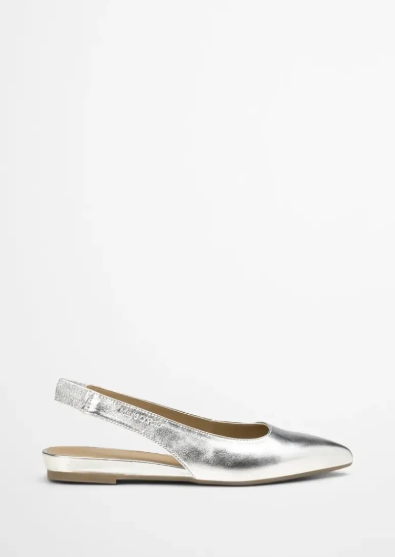 Slingback aus edlem Rindleder