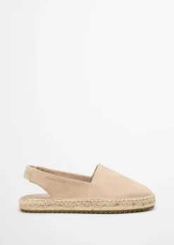 Slingback-Espadrilles aus Suede-Ziegenleder