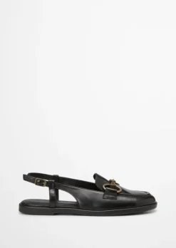 Sling-Loafer mit Trensen-Schnalle