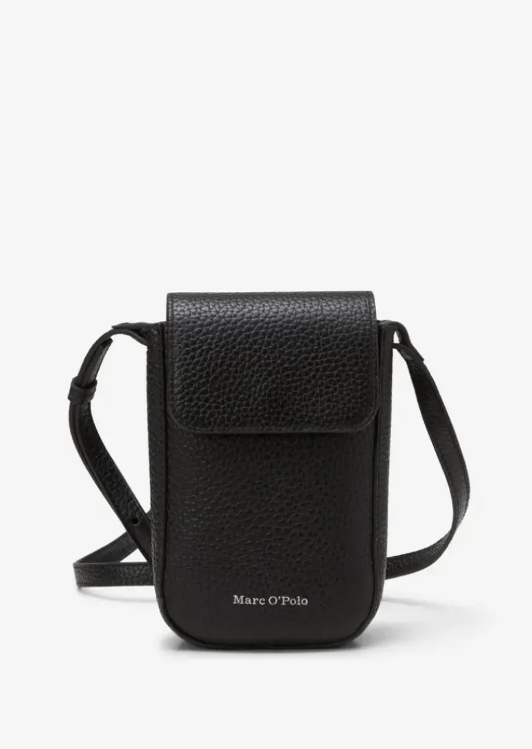 Smartphone-Tasche aus genarbtem Rindleder