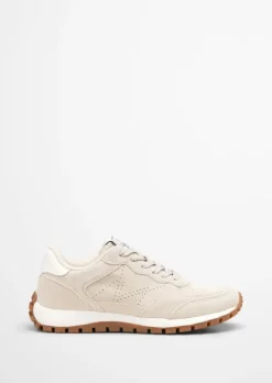 Sneaker aus softem Veloursleder