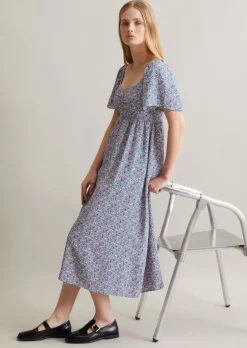 Sommerkleid im Milkmaid-Stil aus LENZING™ ECOVERO™