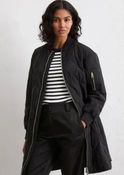 Steppmantel regular aus recyceltem Nylon