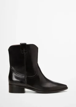 Stiefelette aus edlem Rindleder
