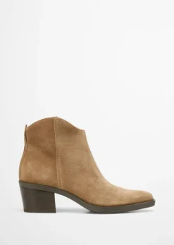 Stiefelette im Western-Stil mit Innenzipper