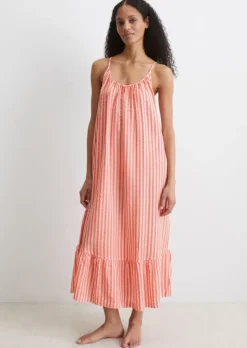 Strandkleid aus weichem Viskose-Baumwoll-Mix