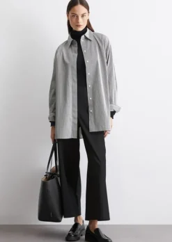 Streifenbluse oversize aus Organic Cotton
