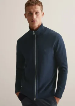Strickjacke regular mit Reißverschluss