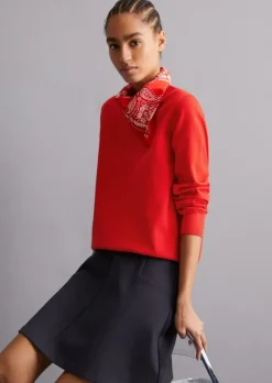 Strickpullover regular aus Soft Cotton Stretch
