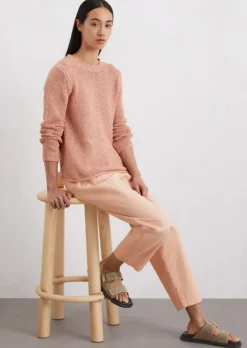 Strickpullover slim aus Organic Cotton-Mix