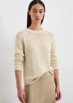Strickpullover slim aus Organic Cotton-Mix