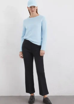 Strickpullover slim aus softem Organic Cotton