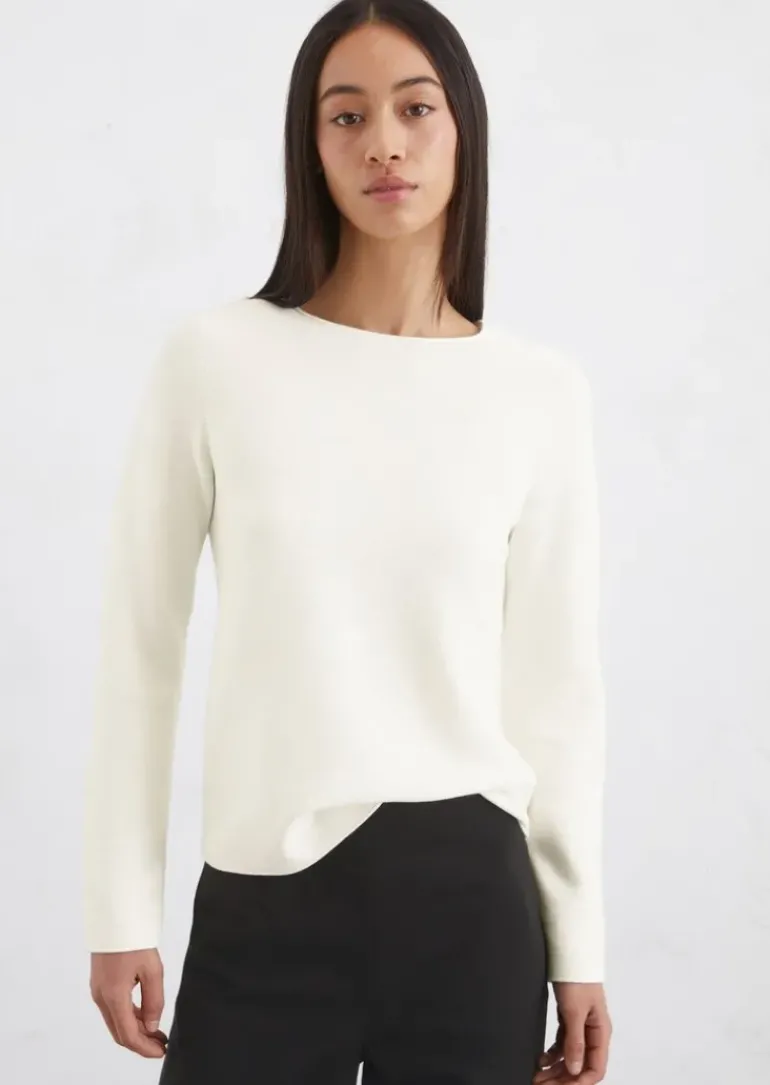 Strickpullover slim aus softem Organic Cotton
