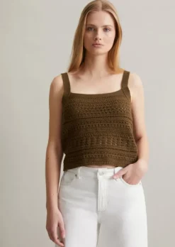 Stricktop regular in Häkel-Optik