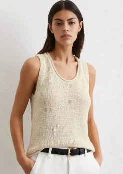 Stricktop slim aus Organic Cotton-Mix
