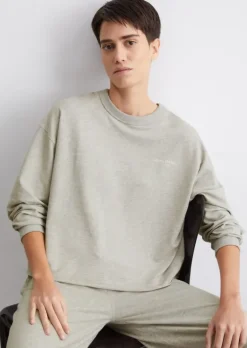 Sweatshirt regular aus Organic-Cotton-Viskose-Mix
